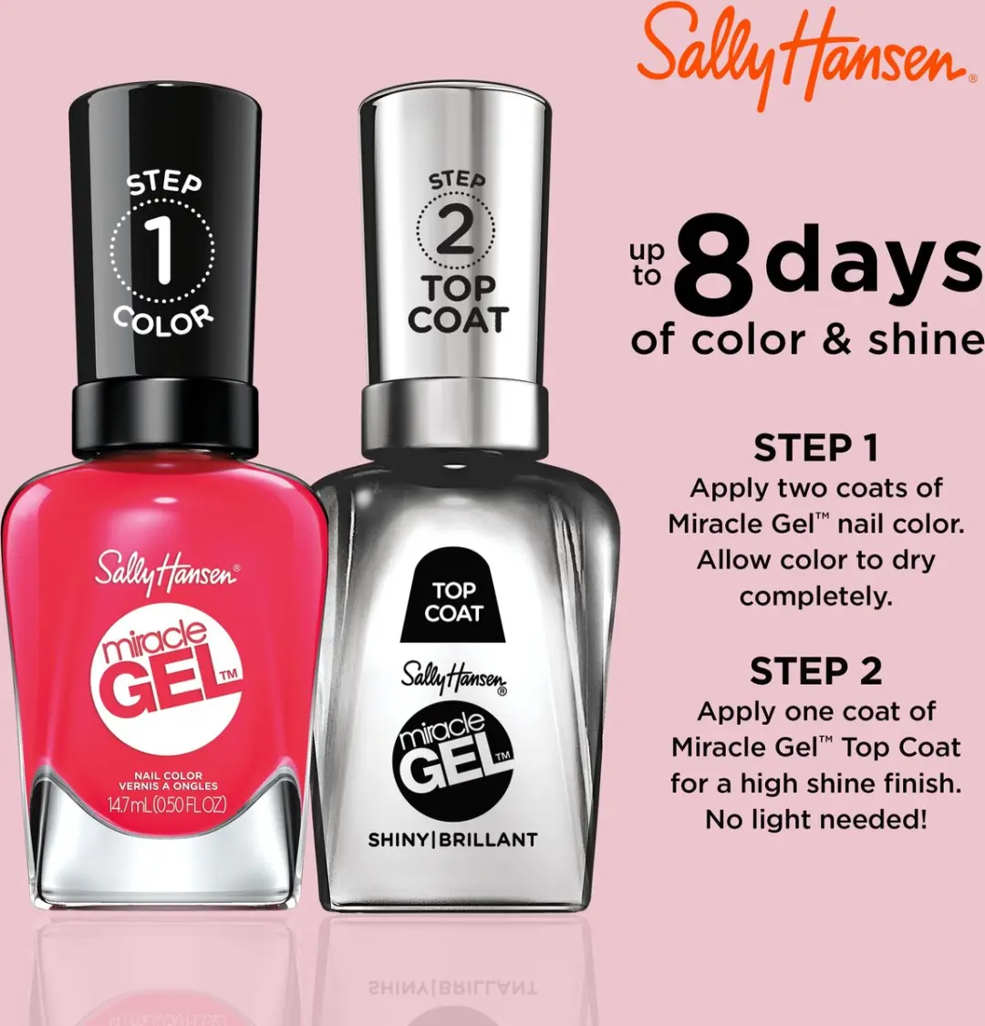 Sally Hansen Miracle Gel Nagellak 220 Pink Tank - 14.7ml