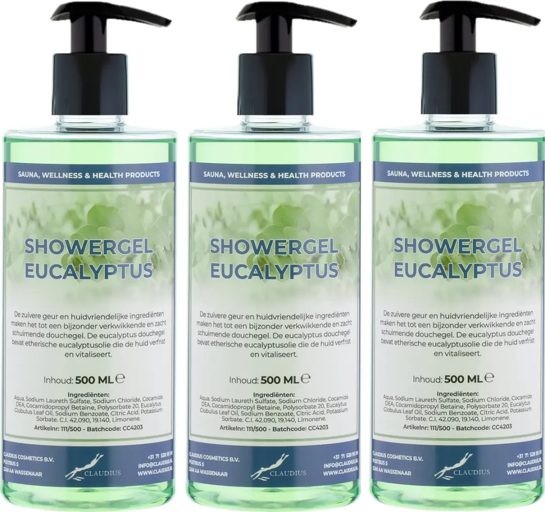 Splashbox Cosmetics Douchegel Eucalyptus 500ml