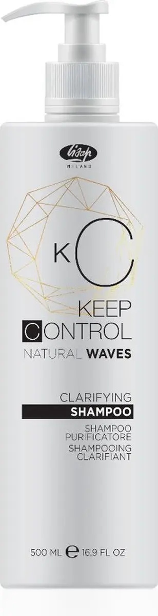 Lisap Keep Control Natural Waves Clarifying Shampoo 500ml