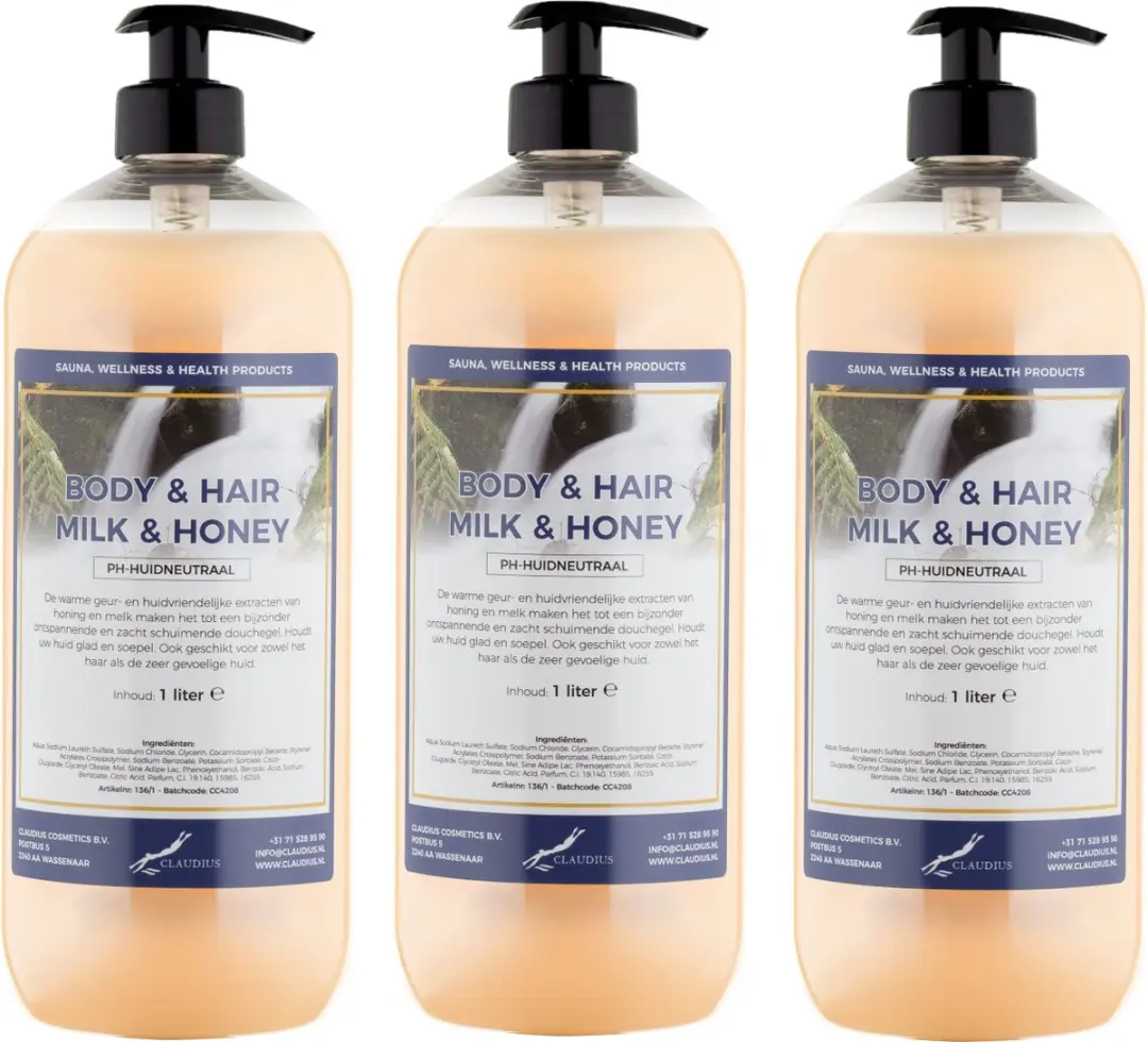 Splashbox Cosmetics Body & Hair Milk & Honey 1L