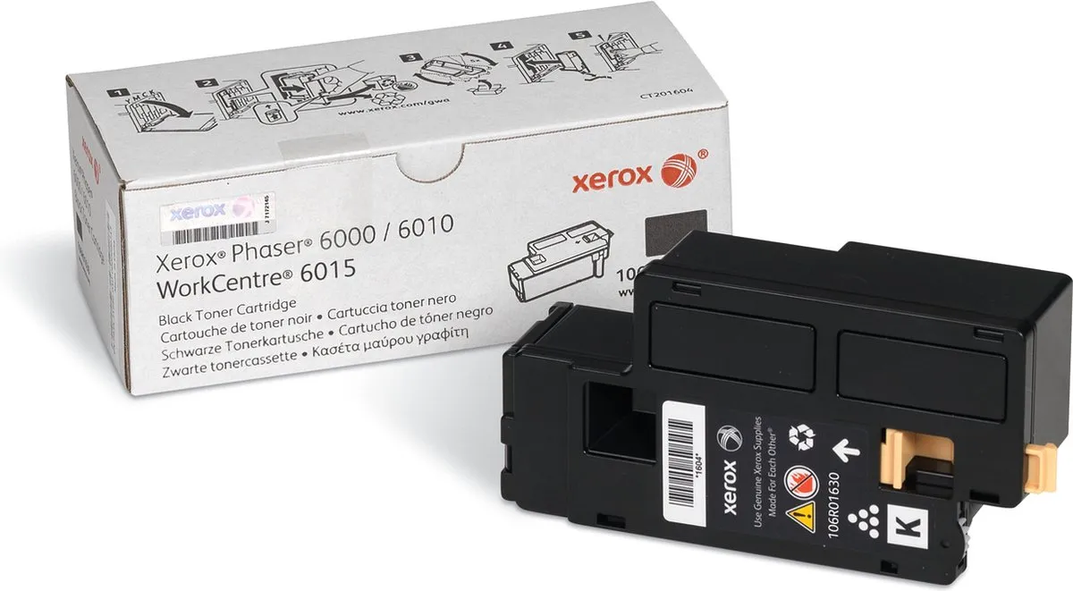 Xerox 106R01630 Tonercartridge - Zwart - 1000 pagina's - afbeelding 6 van 6