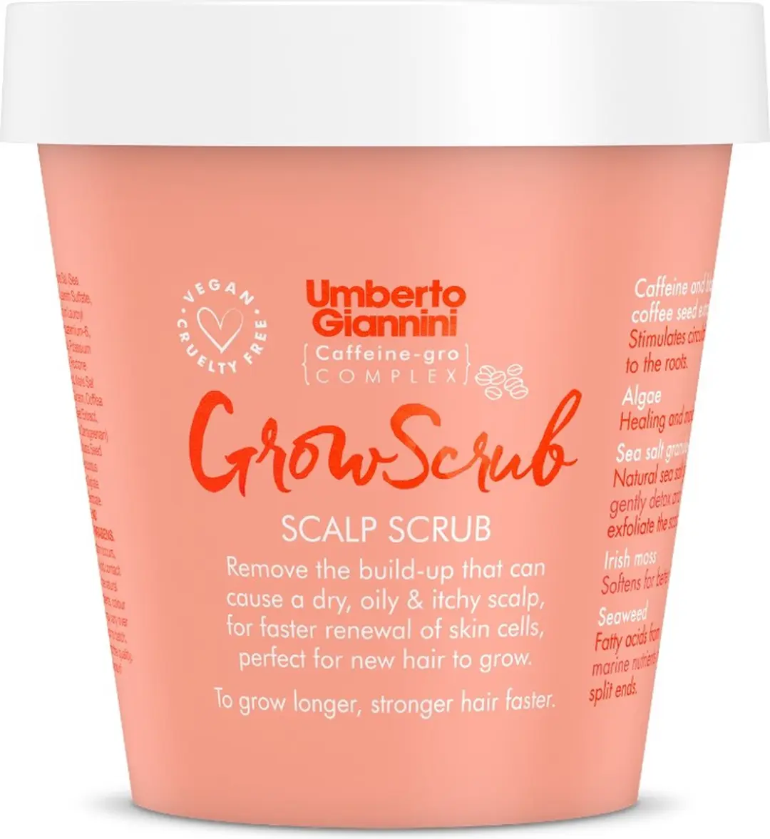 Umberto Giannini Grow Long Scalp Scrub 250ml