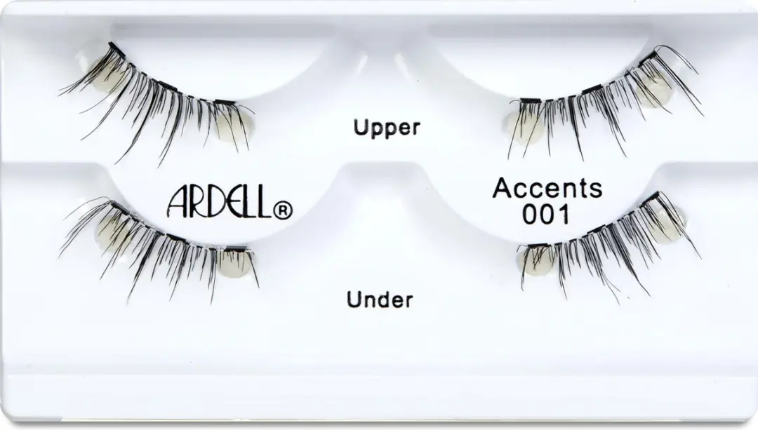 Ardell Professional Magnetic Double Strip Accents 001 - Magnetische nepwimpers - 4 Stuks