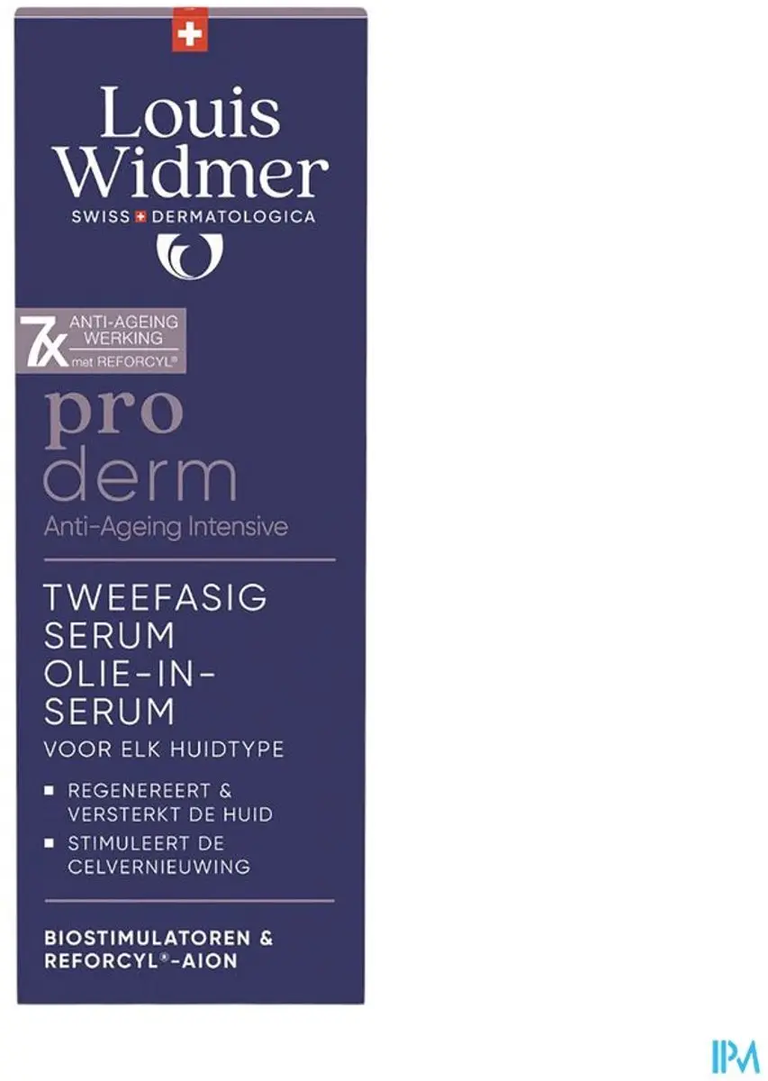 Louis Widmer Proderm Tweefasig Serum Olie-in-Serum 35ml