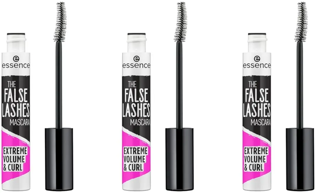 Essence The False Lashes Mascara Extreme Volume & Curl - Zwart