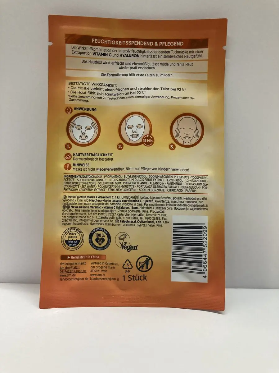 Balea Vitamine C Gezichtsmasker 15g