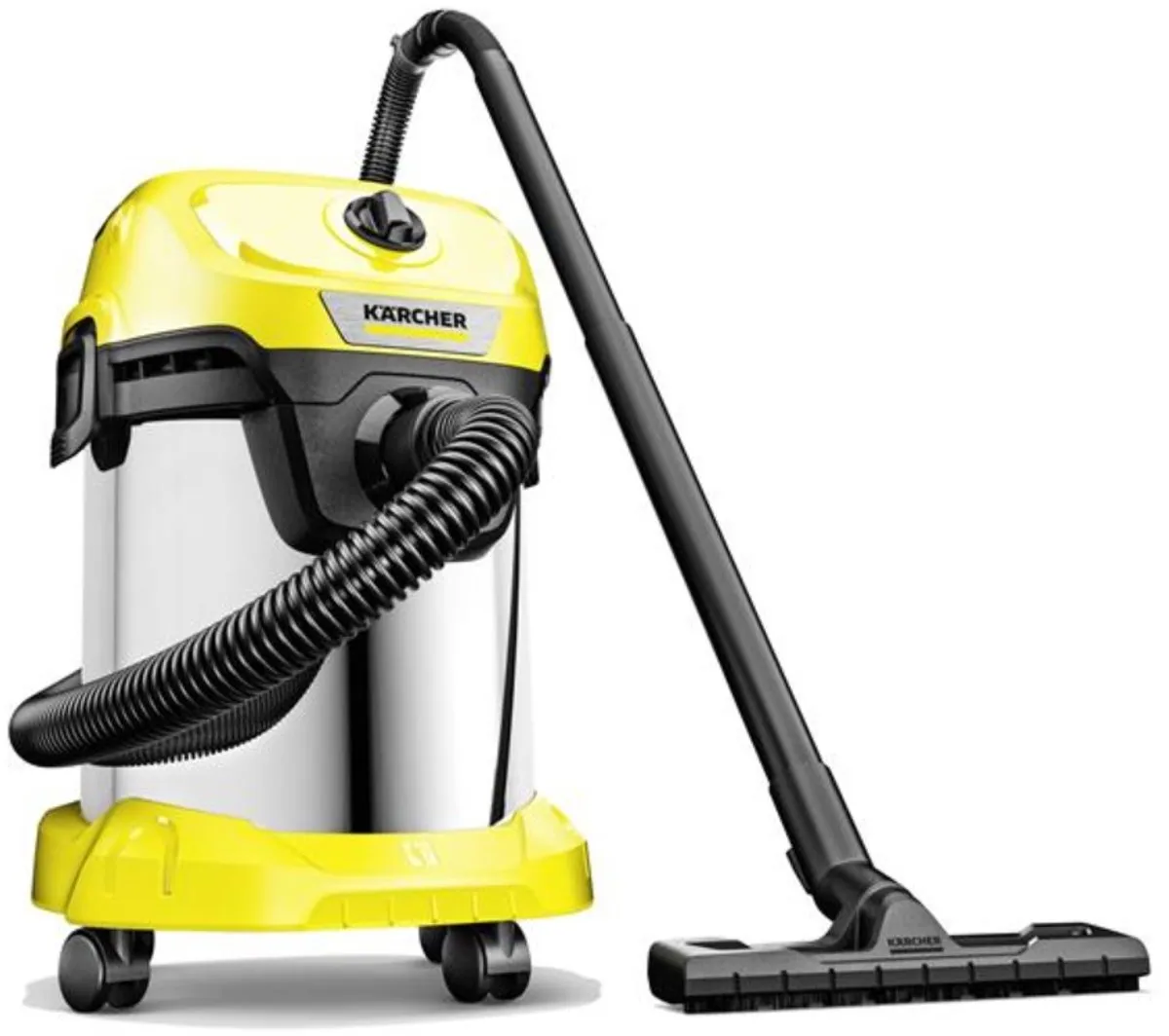 Kärcher WD 3 S V-19/4/20 Tankstofzuiger - 1000W - 19L - Geel