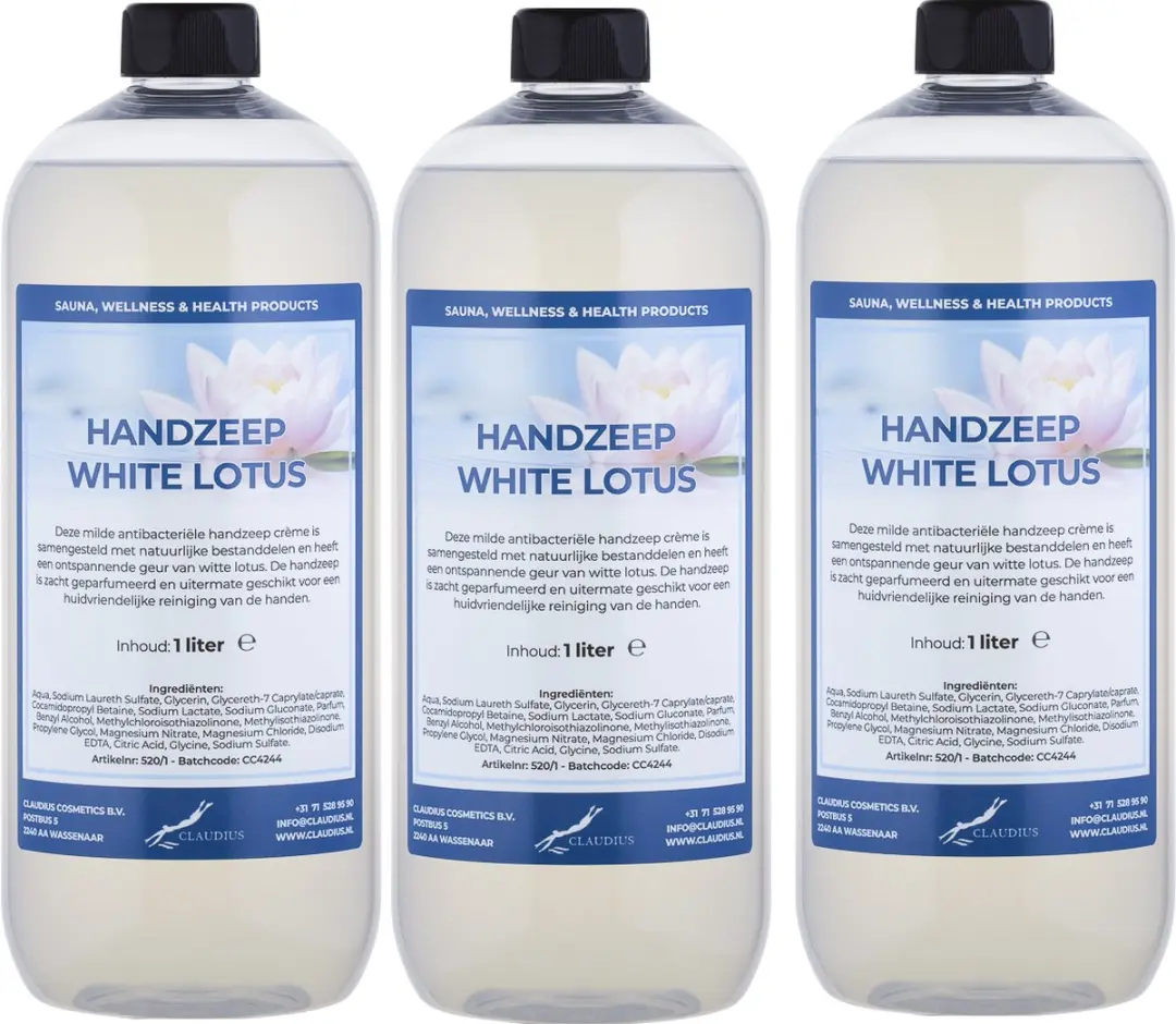 Splashbox Cosmetics Handzeep White Lotus 3x1L