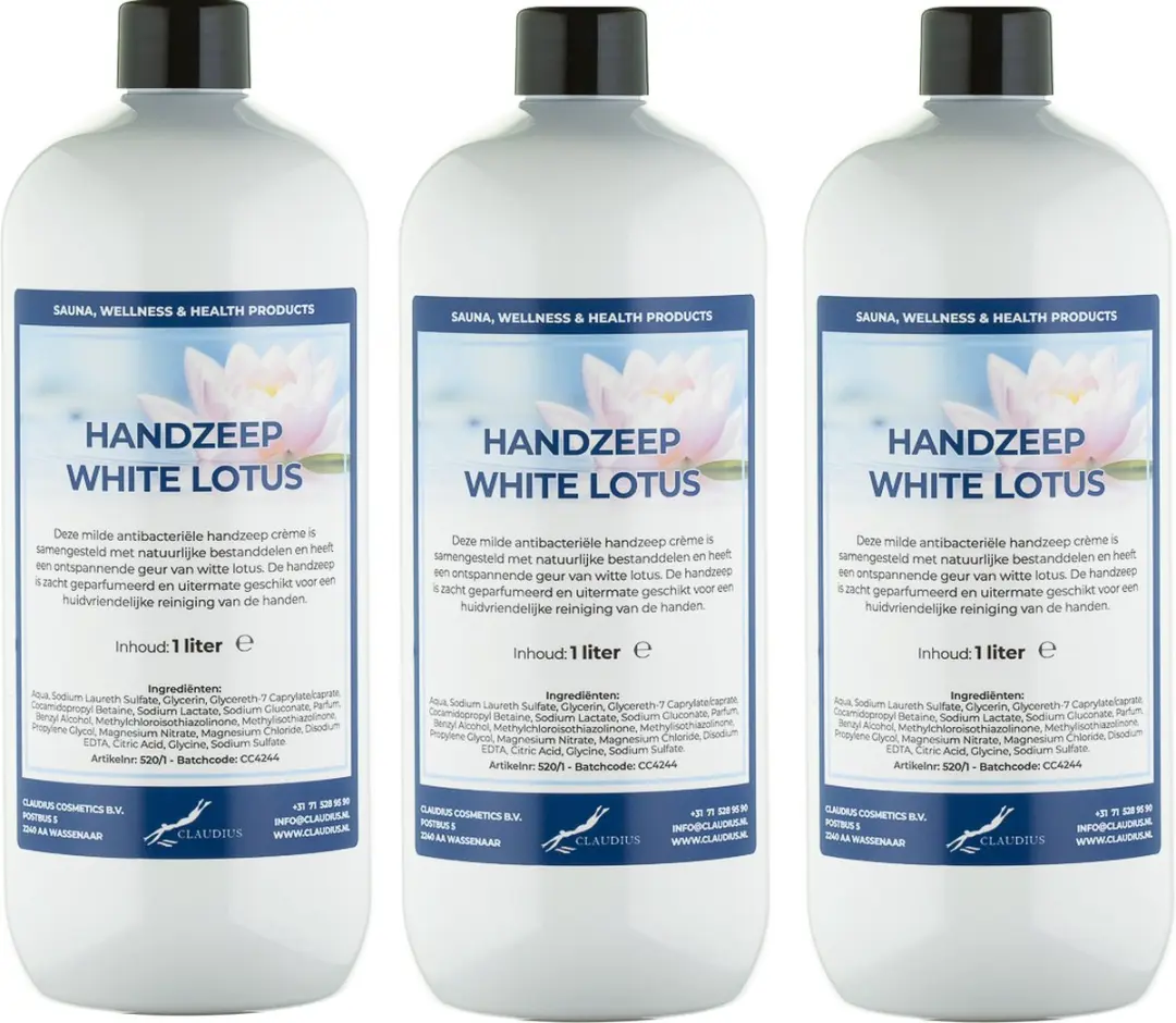Splashbox Cosmetics Handzeep White Lotus 3x1L