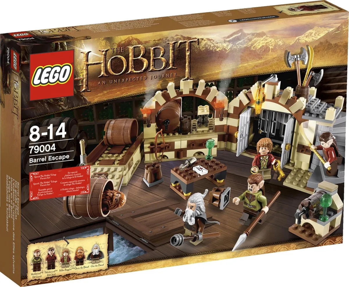 LEGO The Hobbit Ontsnapping in een ton 79004