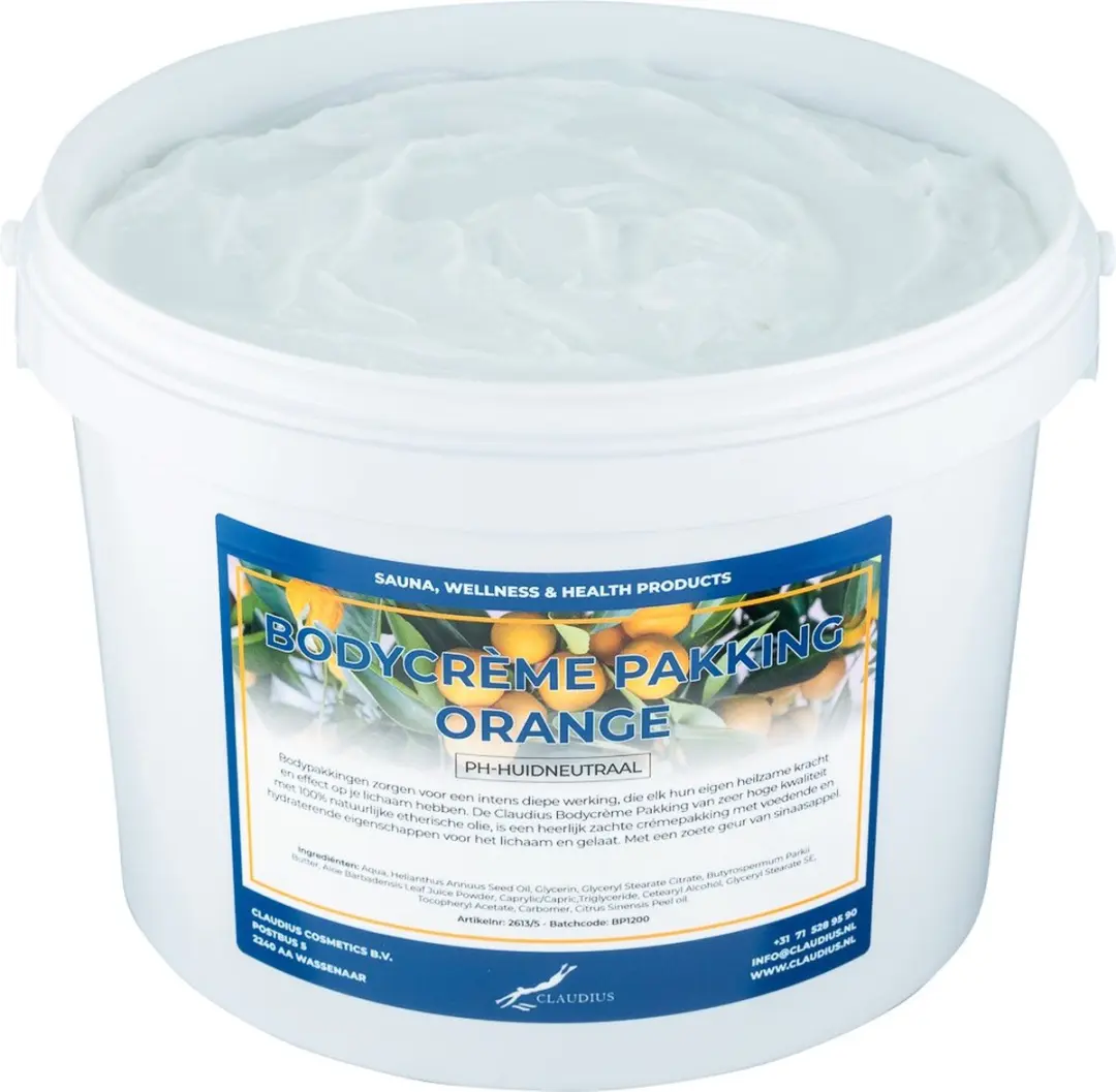 Splashbox Cosmetics Bodycrème Orange 2,5L