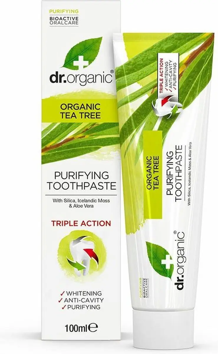 Dr. Organic Tea Tree Tandpasta 100ml
