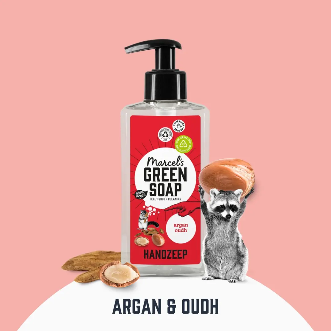 Marcel's Green Soap Handzeep Argan & Oudh 250ml - 6 Stuks