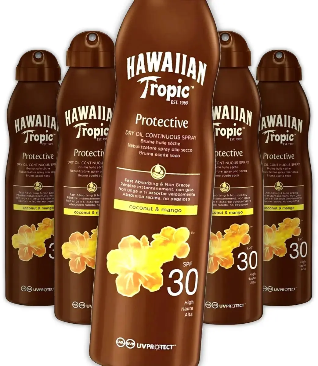 Hawaiian Tropic Island Glow Dry Oil Spray SPF 30