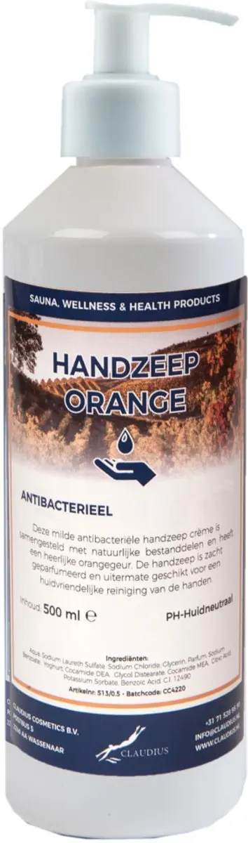 Splashbox Cosmetics Orange Handzeep 500ml