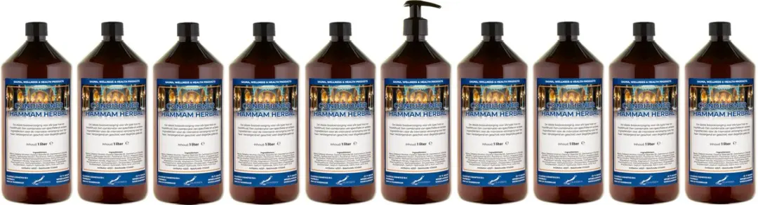 Splashbox Cosmetics Hammam Herbal Hairconditioner 1L - 10 Stuks