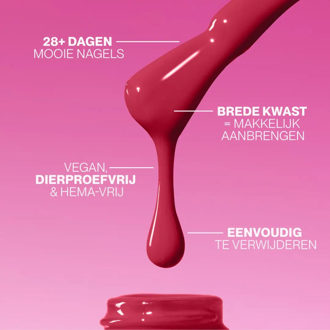 Pink Gellac Cherry Pink 262 Gellak 15ml