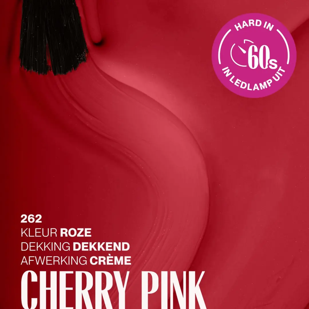 Pink Gellac Cherry Pink 262 Gellak 15ml