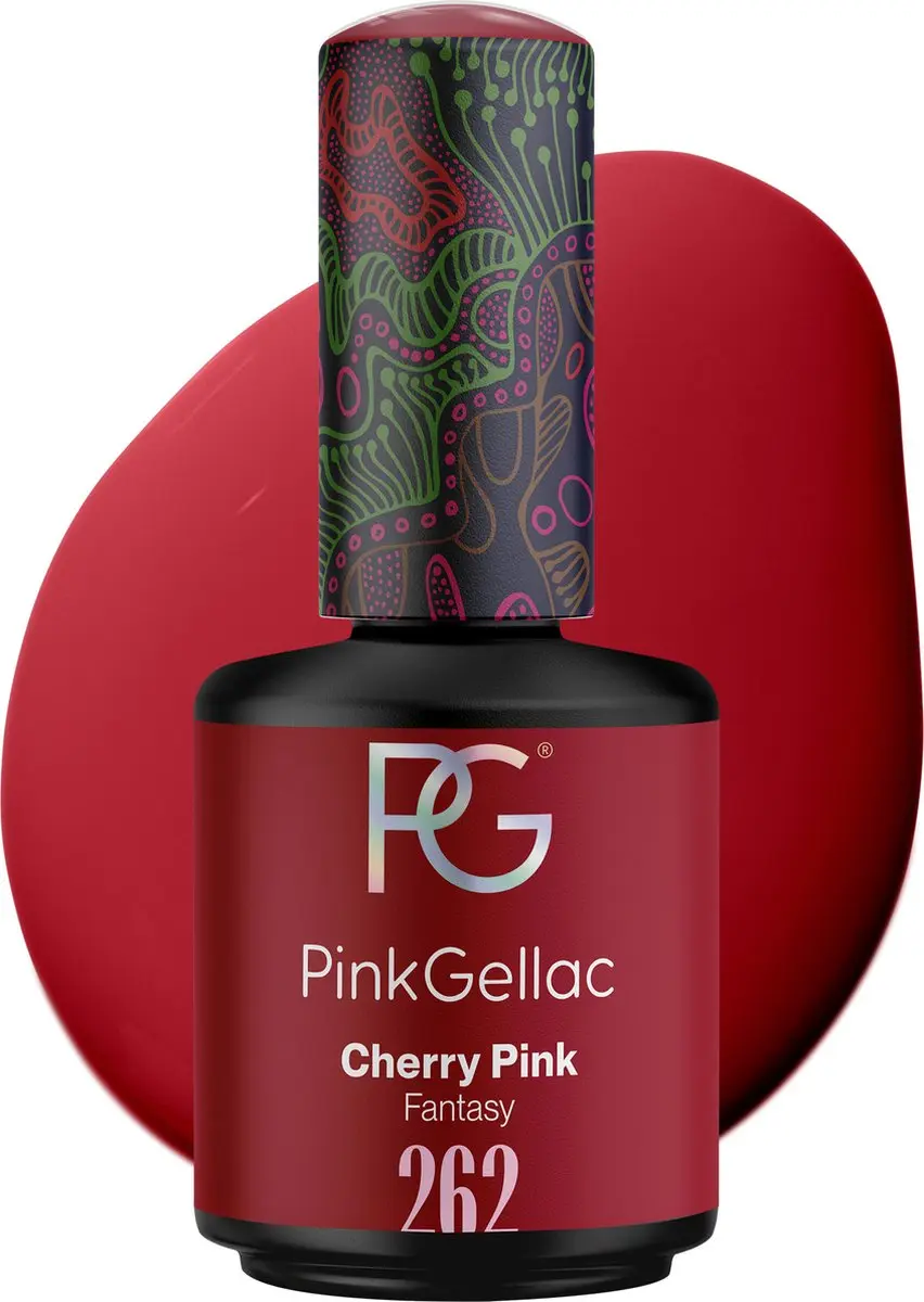 Pink Gellac Cherry Pink 262 Gellak 15ml