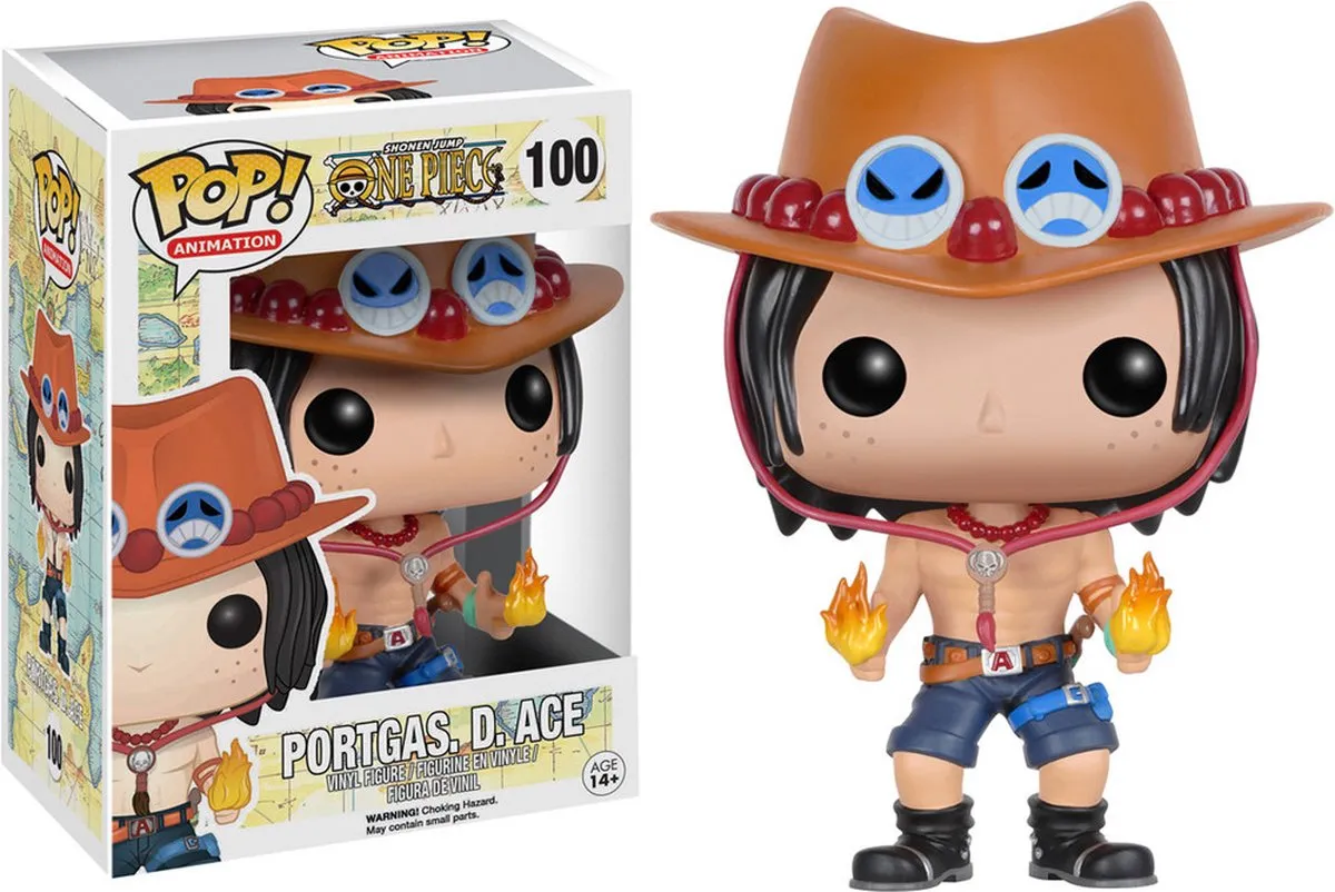 Funko Pop! One Piece Portgas D. Ace 6358 - Verzamelfiguur Multicolor
