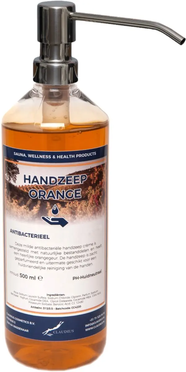 Splashbox Cosmetics Orange Handzeep 500ml