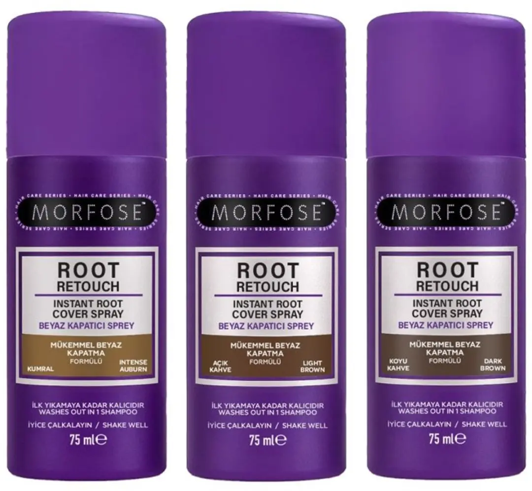 Morfose Instant Root Cover Spray Dark Brown 75ml