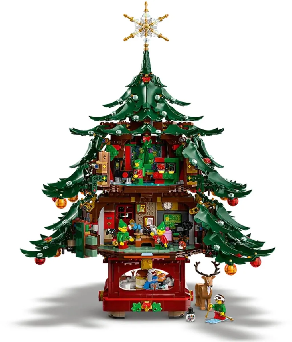 LEGO Icons Kerstboom 41843 - 3171 Stukken - 8 Minifiguren - afbeelding 6 van 6