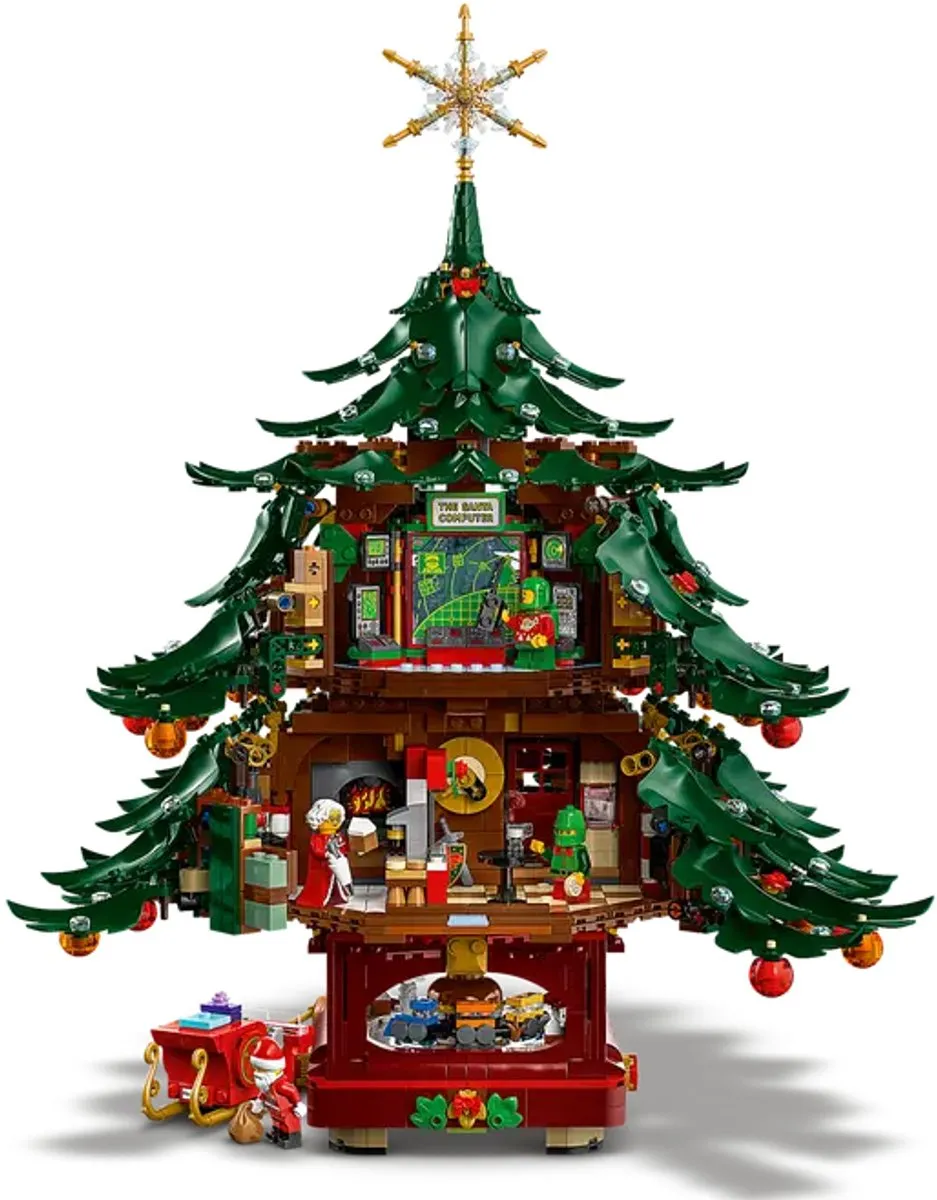 LEGO Icons Kerstboom 41843 - 3171 Stukken - 8 Minifiguren