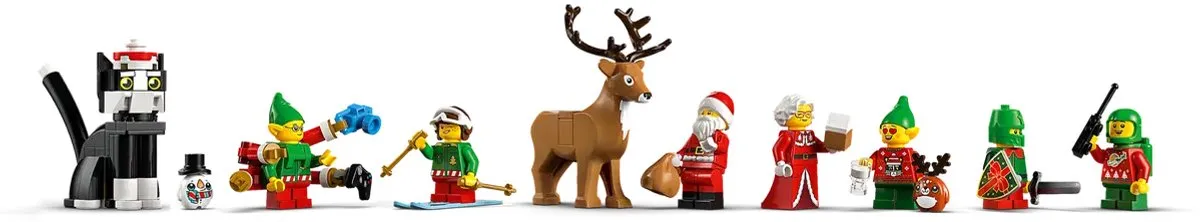 LEGO Icons Kerstboom 41843 - 3171 Stukken - 8 Minifiguren