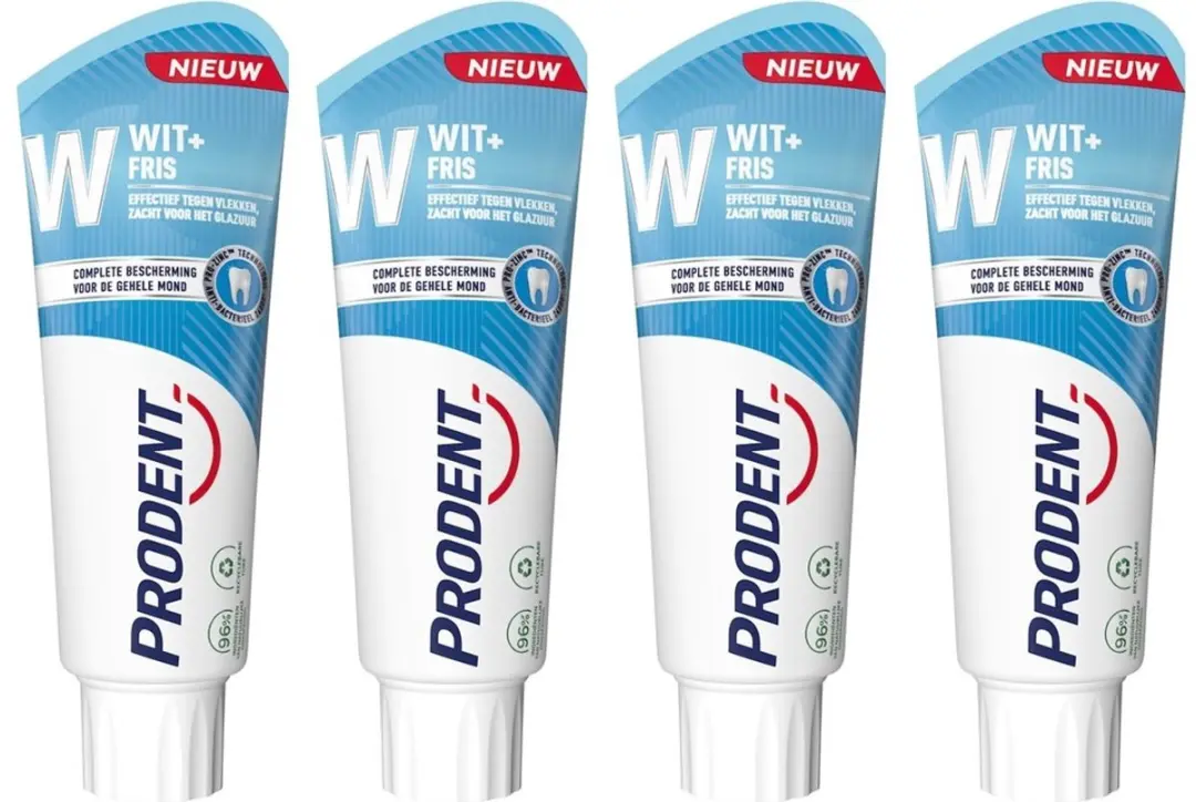 Prodent Tandpasta Wit + Fris 300ml