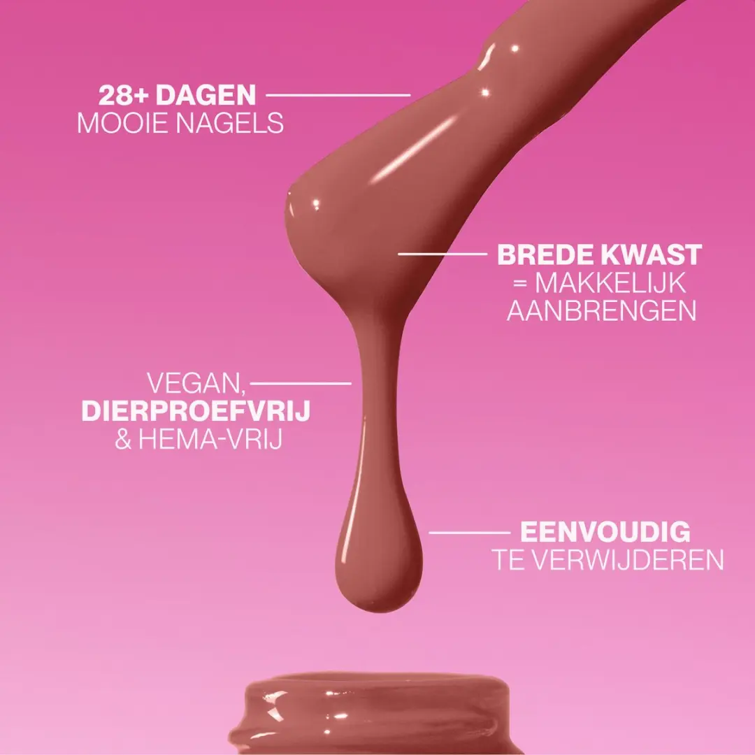 Pink Gellac Rosy Brown 283 Gellak 15ml