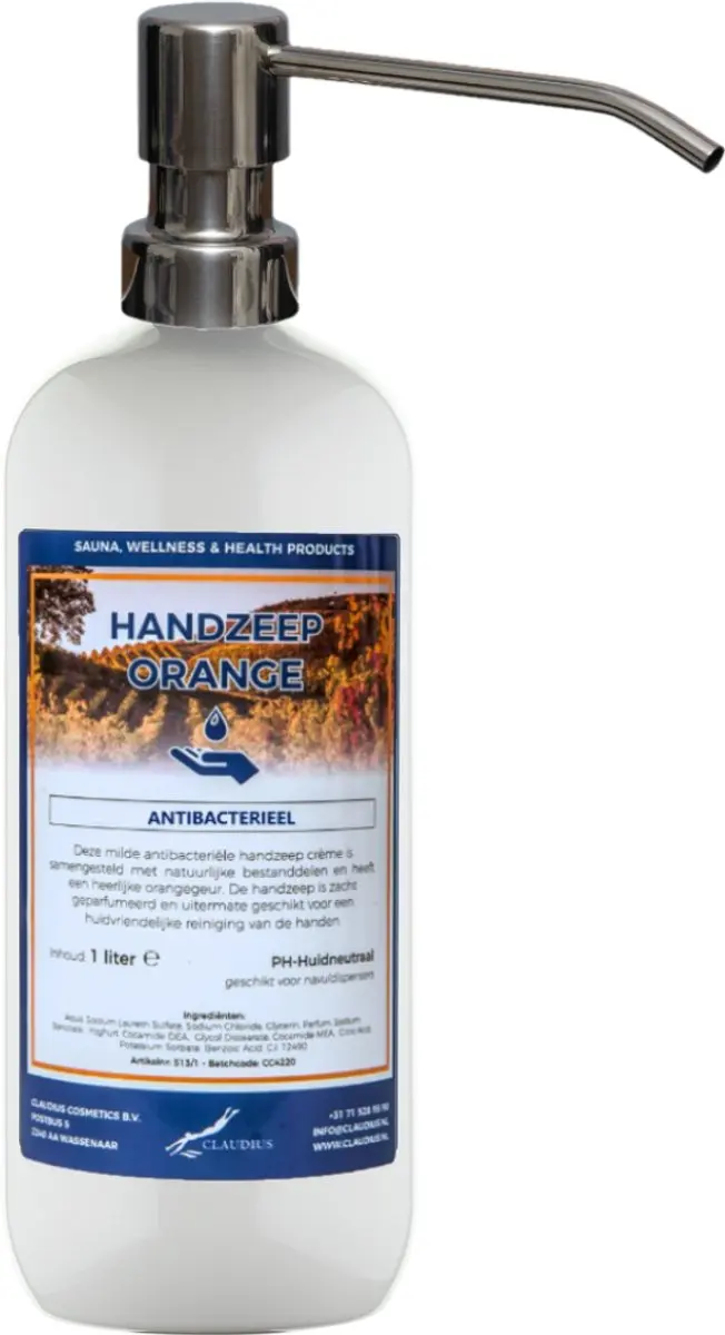 Splashbox Cosmetics Handzeep Orange 1L