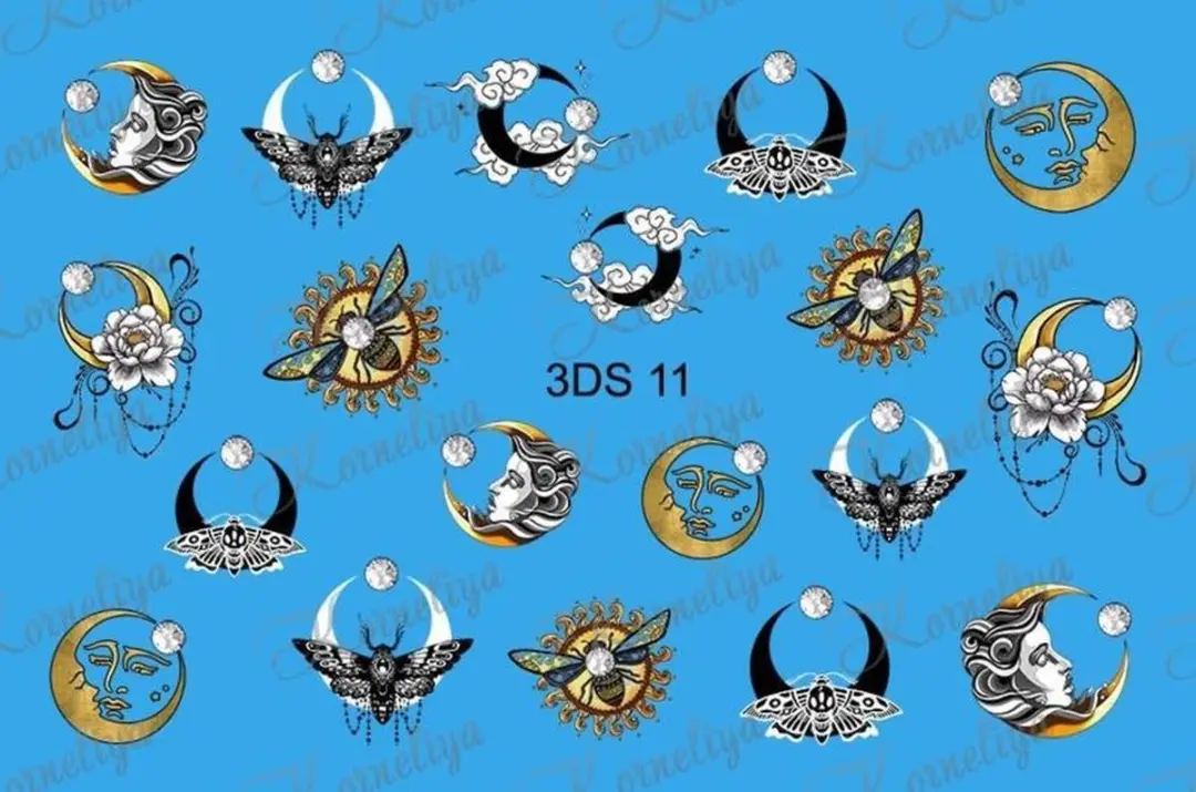 Korneliya RhineStone Decal 3DS 11