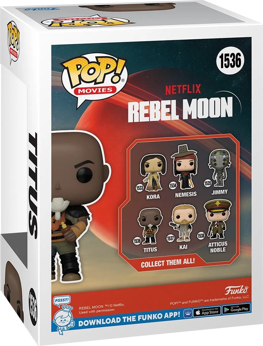 Funko Pop Movies Rebel Moon Titus FUN72627 - Multi