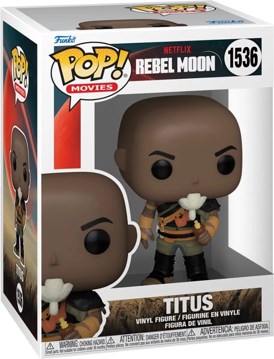 Funko Pop Movies Rebel Moon Titus FUN72627 - Multi