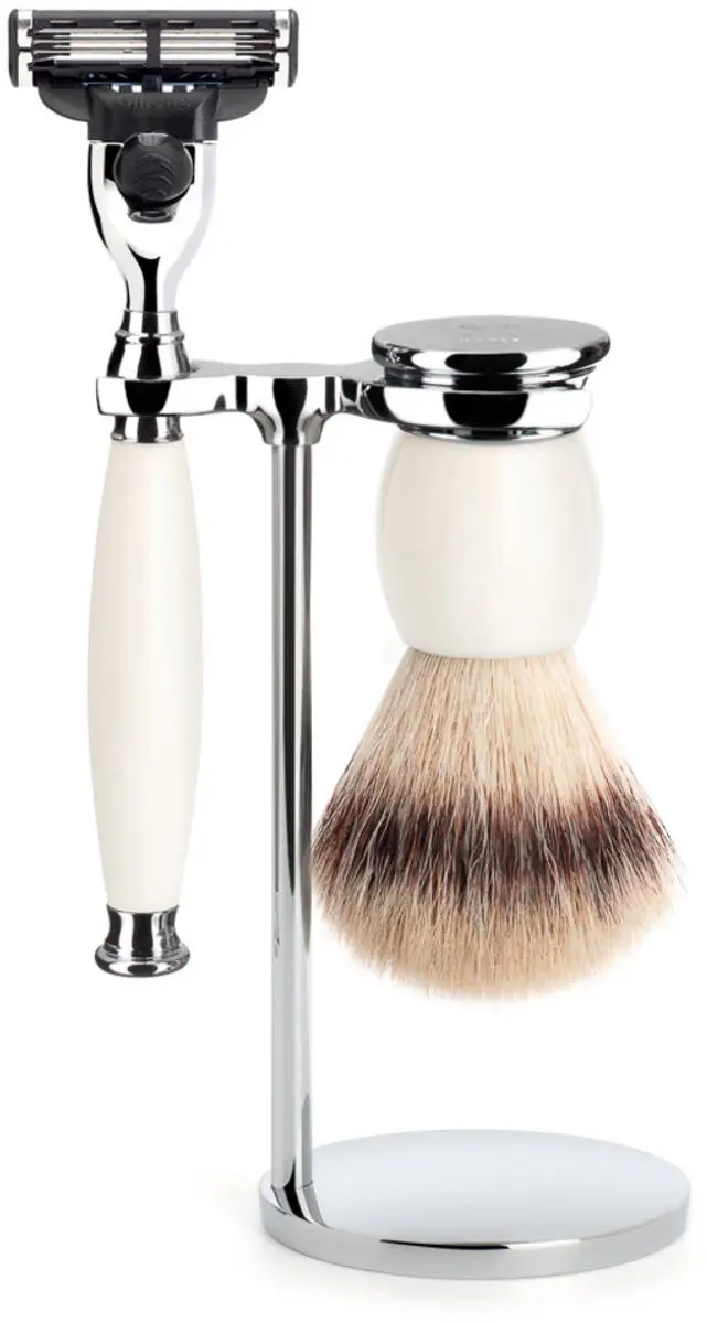 Mühle Sophist Porselein Mach3 Scheerset