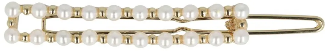 Haarsoires Haarspeld 5cm - Parelwit Goud