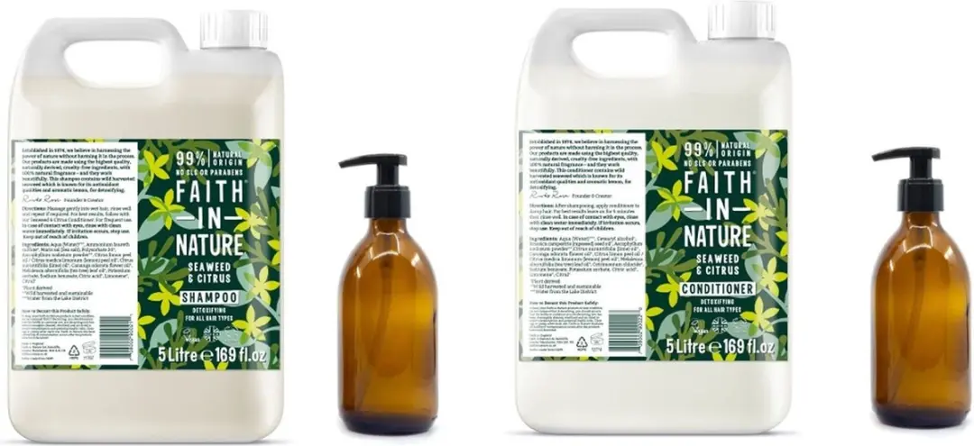 Faith In Nature Seaweed & Citrus Shampoo & Conditioner Refill