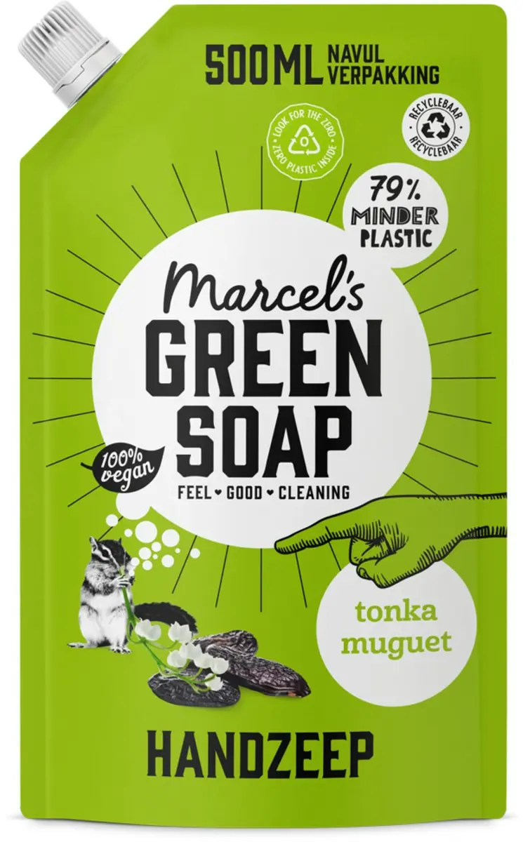 Marcel's Green Soap Handzeep Navulling 500ml