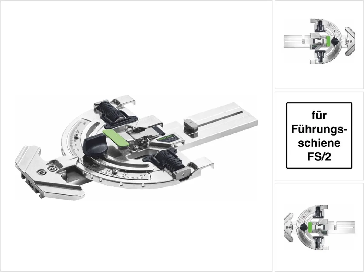 Festool FS-WA Hoekaanslag FS/2 - 577040 - Groen/Zwart/Zilver