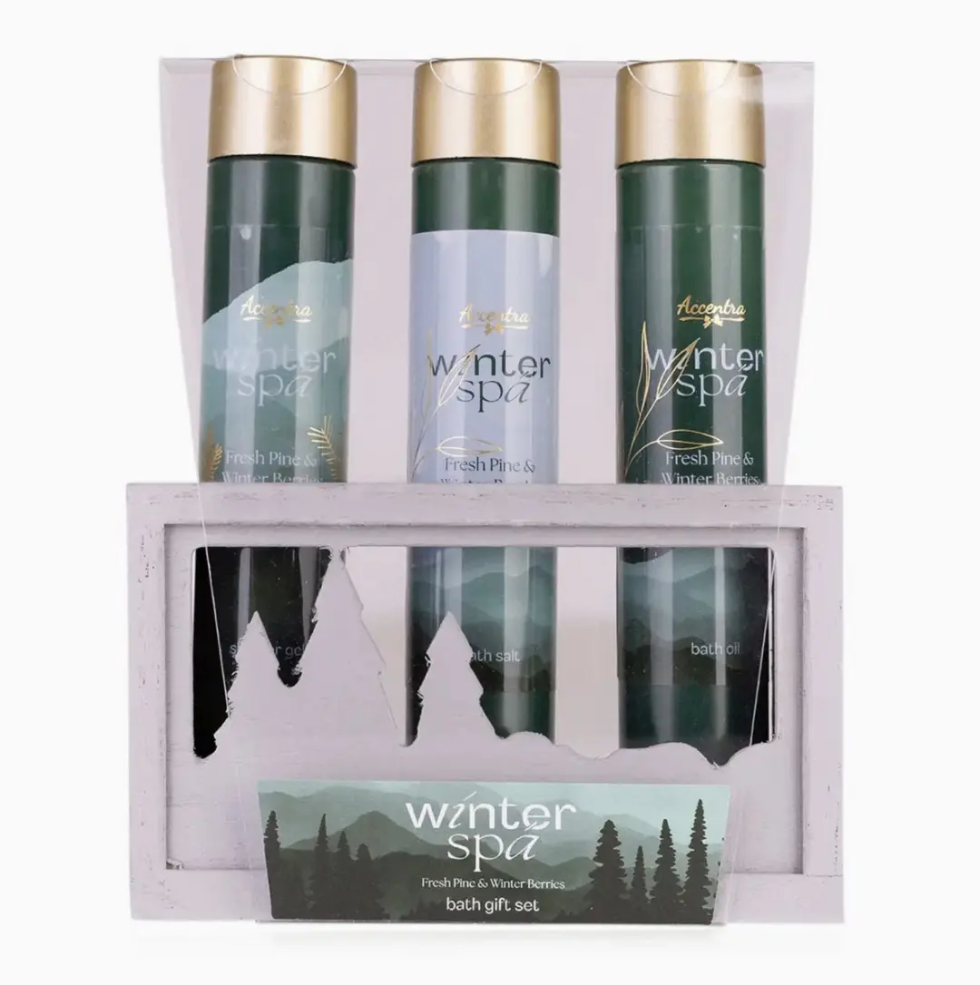 Accentra Badset Winter Spa Verse Dennen & Winterbessen 200ml