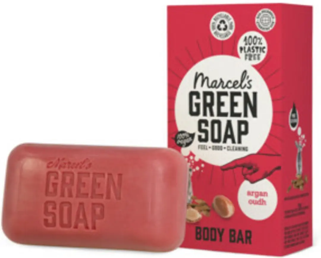 Marcel's Green Soap Showerbar Argan & Oudh - 48 Stuks