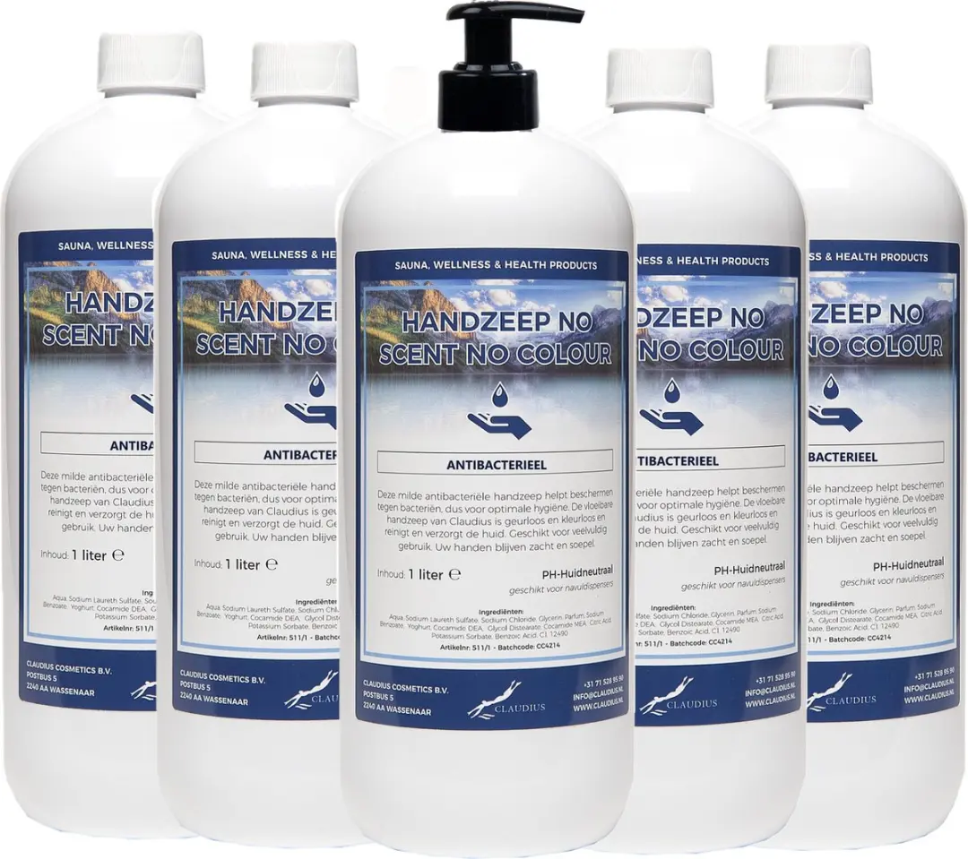 Splashbox Cosmetics Handzeep No Scent 1L