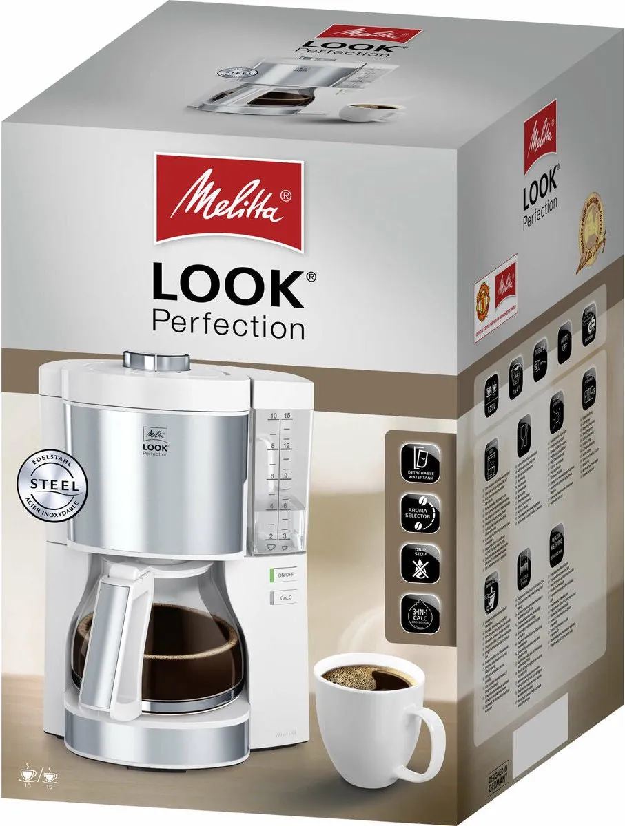 Melitta SM3590 Elektrisch Koffiezetapparaat 1080W - 1,25L