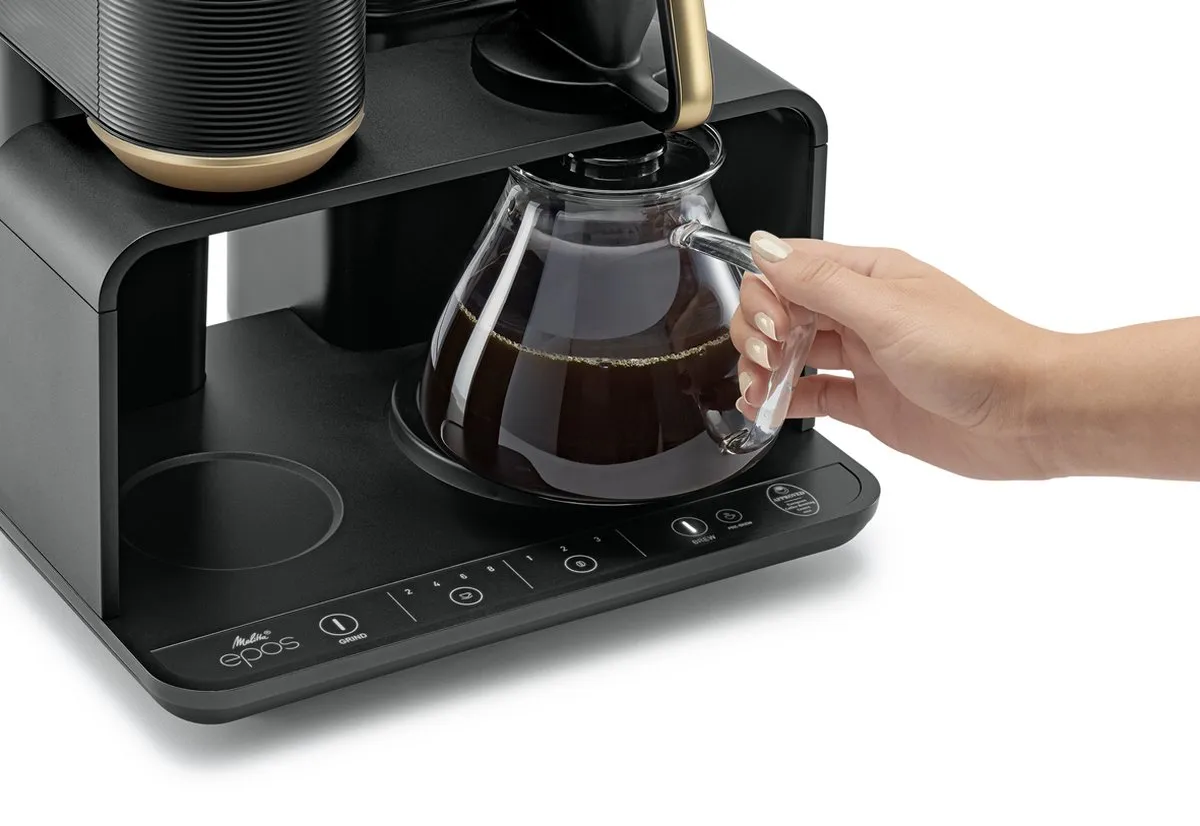 Melitta Epos 1024-04 Koffiezetapparaat - 8 Kopjes - 1L - Zwart/Goud