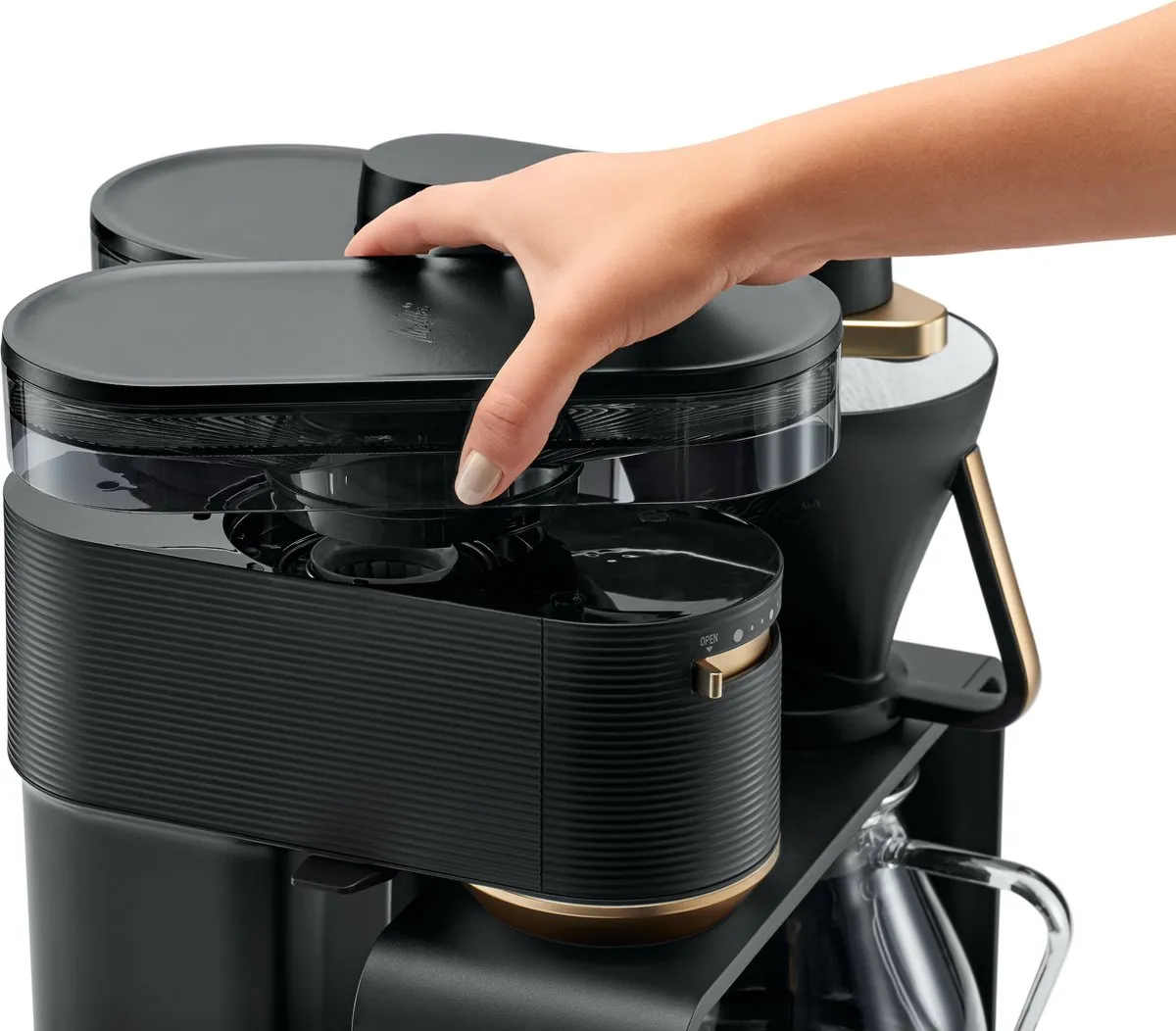 Melitta Epos 1024-04 Koffiezetapparaat - 8 Kopjes - 1L - Zwart/Goud