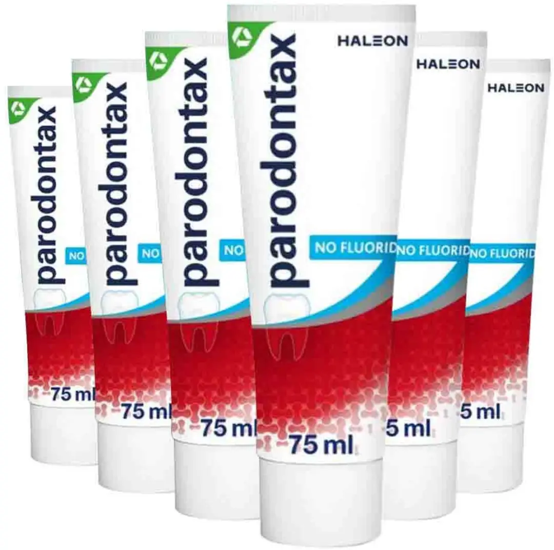 Parodontax Tandpasta Fluoridevrij - 75ml x 6
