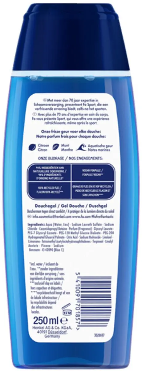 Fa Sport Douchegel 12x250ml