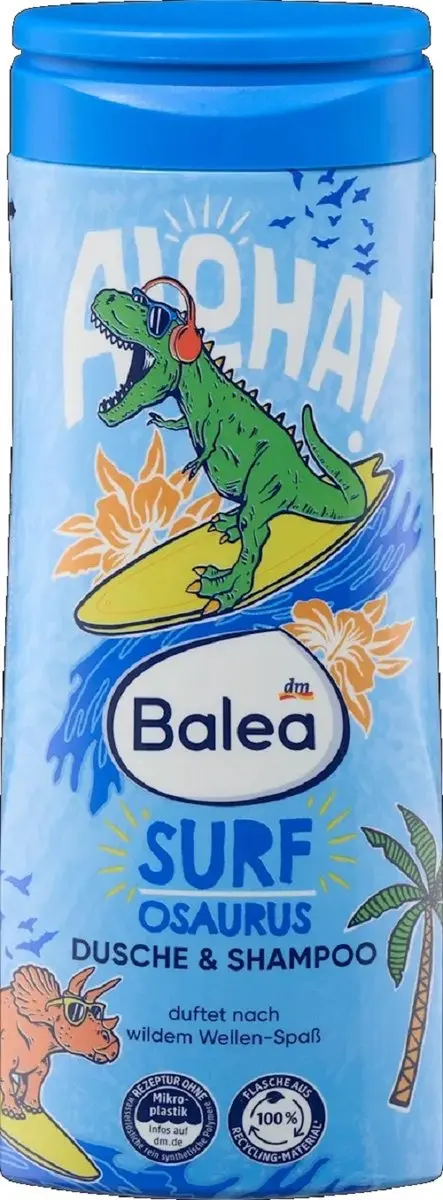Balea Surfosaurus Kinder Shampoo & Douchegel 300ml
