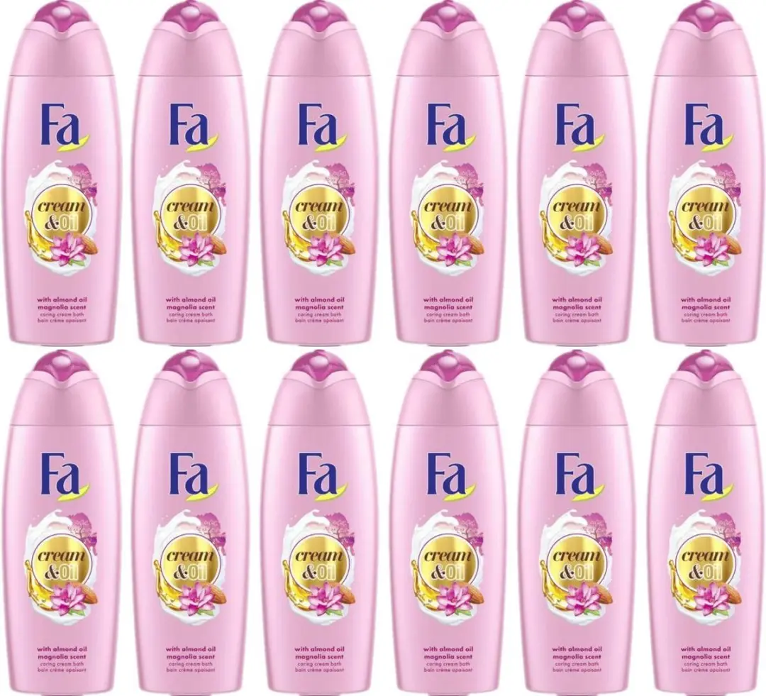 Fa Douchegel Cream & Oil Silk Magnolia - 12 x 250ml